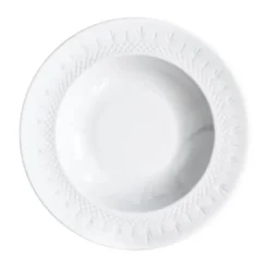 Crispy Porcelain Djup Tallrik 22,5 cm Vit