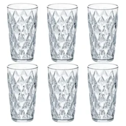 Crystal Glas Högt 6-pack Klar