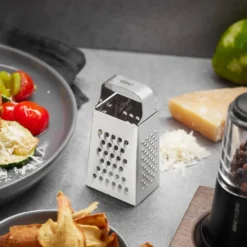 Cubi mini rivjärn 4 cm borstat stål