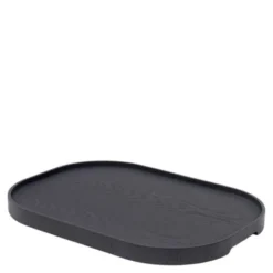 CurveLine serveringsbricka anti-slip 47x34 cm svart