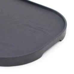 CurveLine serveringsbricka anti-slip 47x34 cm svart