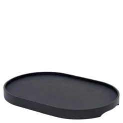 CurveLine serveringsbricka anti-slip 39x26 cm svart