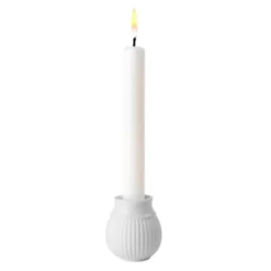Curve Ljusstake 7 cm Vit