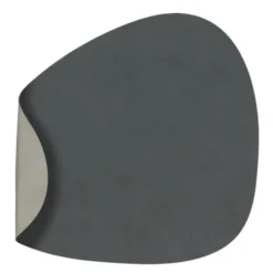 Curve Nupo Bordstablett Dubbelsidig 37x44 cm L AntraCit/Ljus Grå