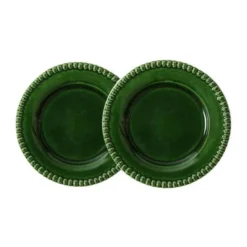 Daria assiett 18 cm 2-pack moss
