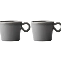 Daria mugg 28 cl 2-pack clean grey