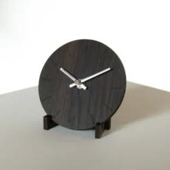 Dark Oak bordsur 12 cm mörk ek med silvervisare