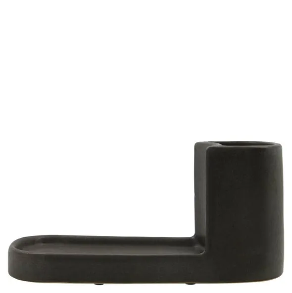 Datura borste- och tvålhållare 26x12,5 cm mörkgrå