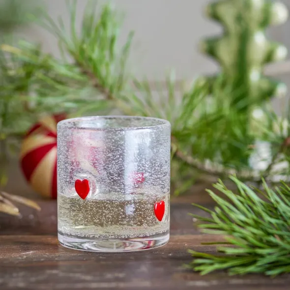 Debra dricksglas 37 cl hjärta