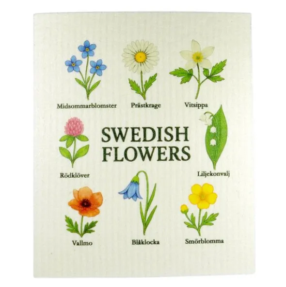 Disktrasa 17x20 cm Swedish Flowers