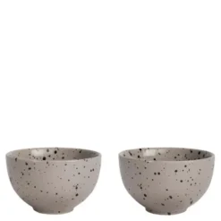 Ditte Serveringsskål 12 cm 2-pack Grå/Svart
