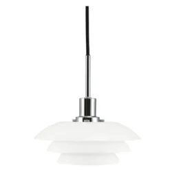 DL20 pendellampa 9 cm opal/krom
