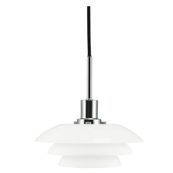 DL20 pendellampa 9 cm opal/krom