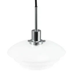 DL20 pendellampa 9 cm opal/krom