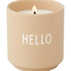 Doftljus 6 cm Hello Beige