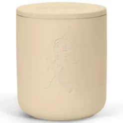 Doftljus i keramik beige (linne)