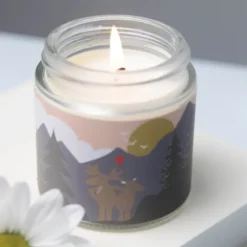Doftljus 6x5,8 cm Moose in love
