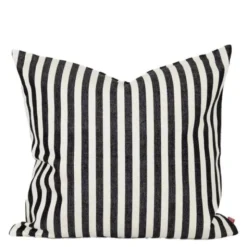 Donia kuddfodral 50x50 cm svart/offwhite