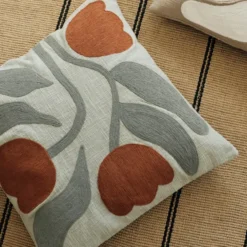 Dora kuddfodral 50x50 cm Sage Green/Mocha Bisque