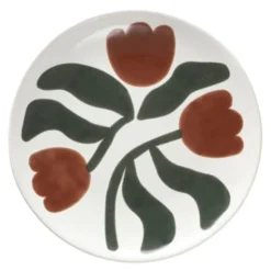 Dora tallrik 26 cm Mocha Bisque/Agave Green