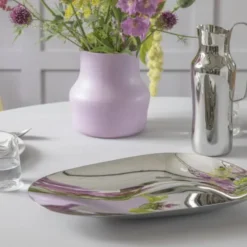 Dorotea Fat 42 cm Blankt stål