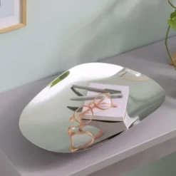 Dorotea Fat 42 cm Blankt stål