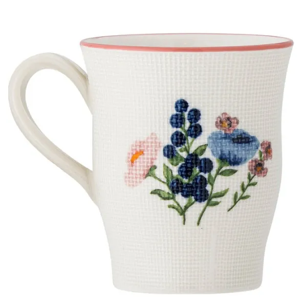 Dorothy mugg 31 cl broderi rosa