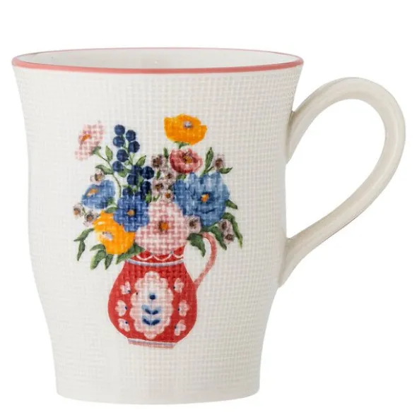 Dorothy mugg 31 cl broderi rosa