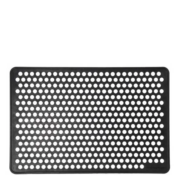Dot dörrmatta gummi 90x60 cm svart