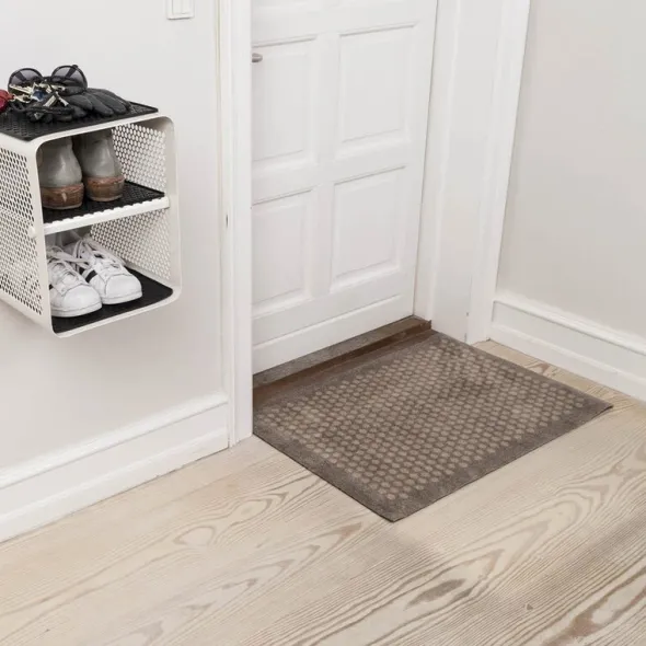 Dot golvmatta 90x60 cm sand/beige