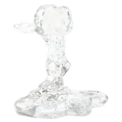 Drip ljusstake i glas 14 cm klar