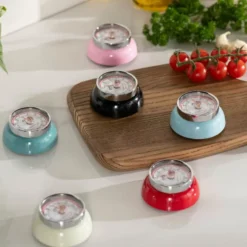 Dulton timer Ø7 cm mörkröd