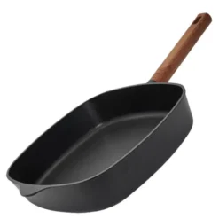 ECO Logic QXR stekpanna 28 cm trähandtag fyrkantig