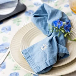 Eden denim servett 45x45 cm 2-pack blå