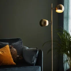 Edgar golvlampa 145 cm antik