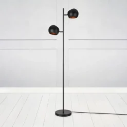 Edgar golvlampa 145 cm svart