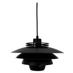 EJKA mini pendellampa 24 cm svart
