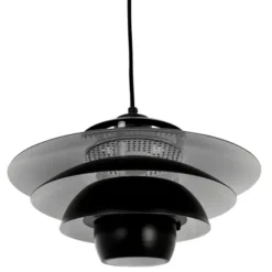EJKA mini pendellampa 24 cm svart