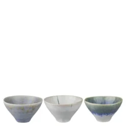 Elements skål 3-pack 6,5x12 cm blå