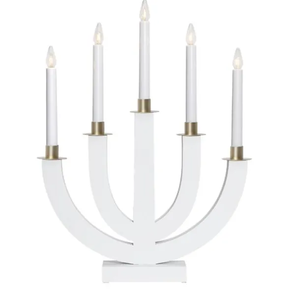 Eli Adventsljusstake 47 cm Vit