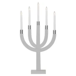 Elias Adventsljusstake 67 cm Ljusgrå