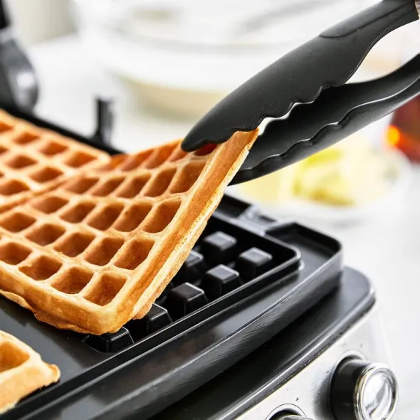 Elite belgiska våffelplattor kontaktgrill