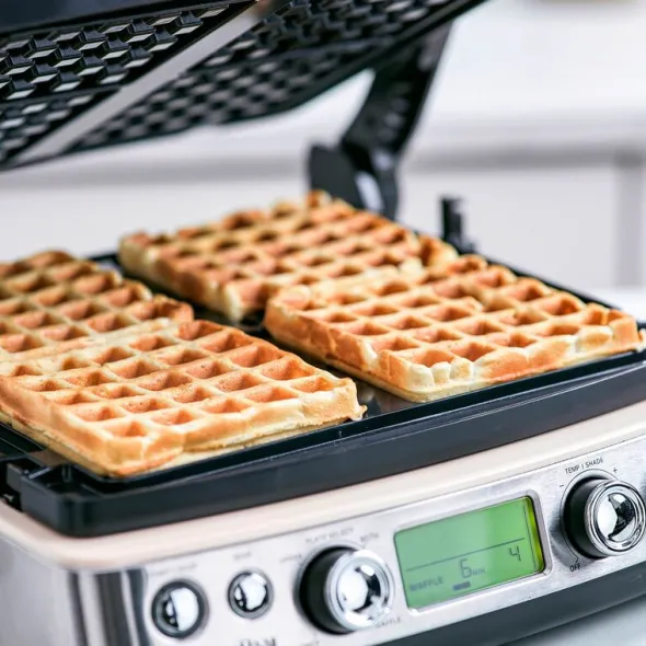 Elite belgiska våffelplattor kontaktgrill