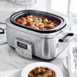 Elite slowcooker 6 L rostfritt stål