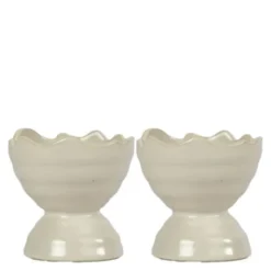 Ellen Äggkopp 5 cm 2-pack Benvit