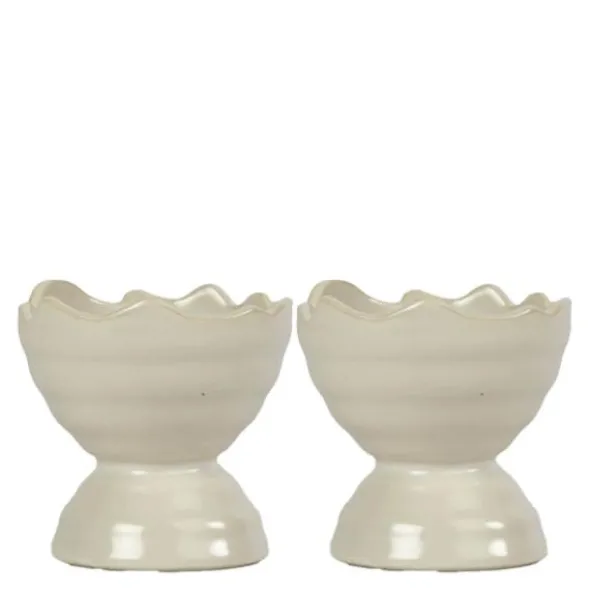 Ellen Äggkopp 5 cm 2-pack Benvit