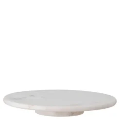 Ellin roterande fat 35,5 cm marmor vit