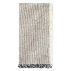 Elouise tygservett 45x45 cm svart/offwhite