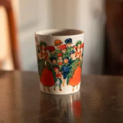 Elsa Beskow August mugg 28 cl vit
