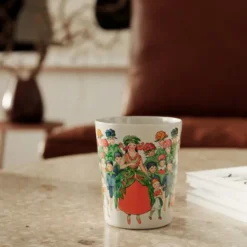 Elsa Beskow August mugg 28 cl vit